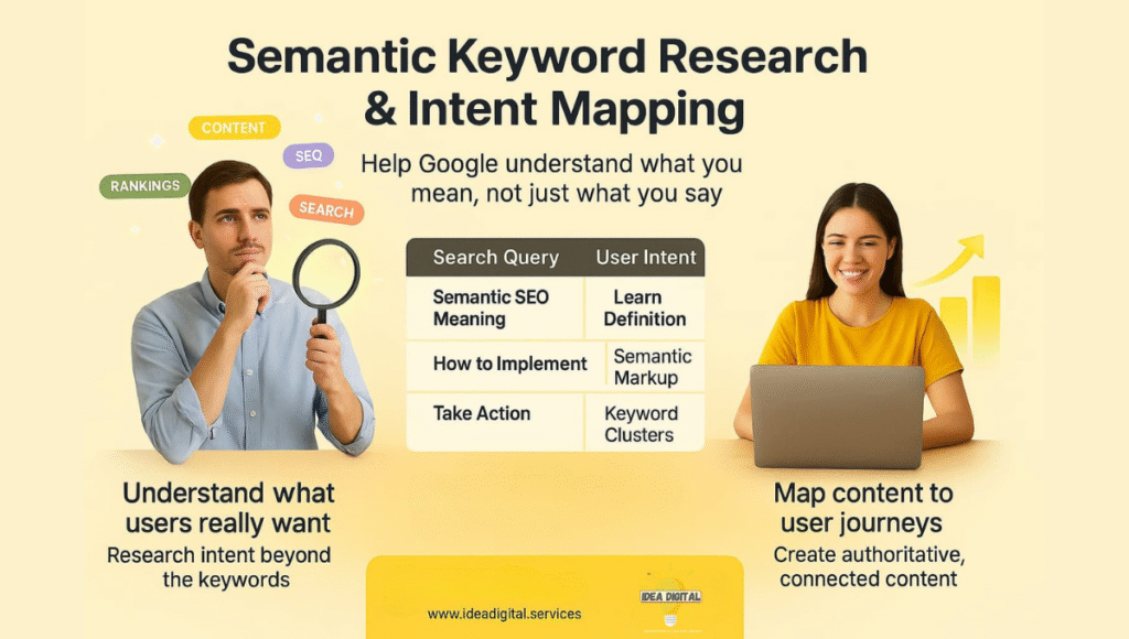 Semantic Keyword Research & Intent Mapping