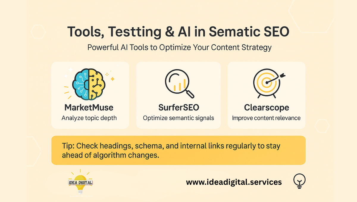 Tools, Testing & AI in Semantic SEO