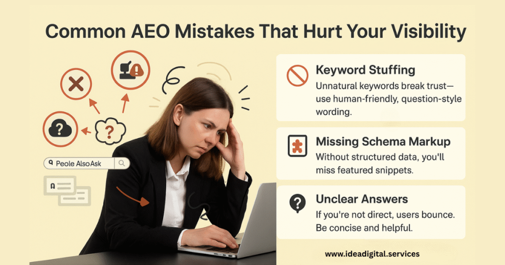 Common Mistakes to Avoid in AEO