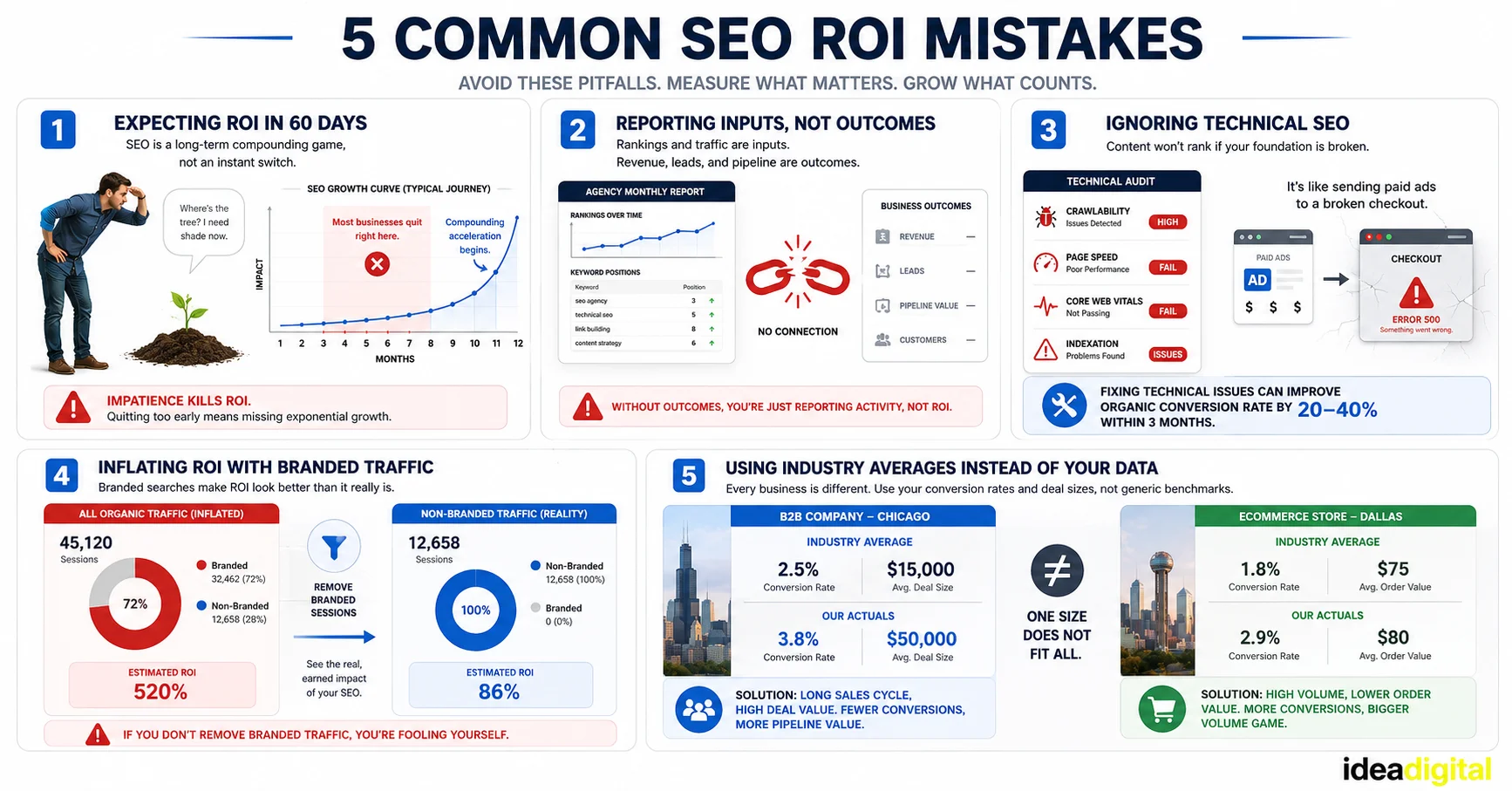 Common Mistakes That Destroy SEO ROI